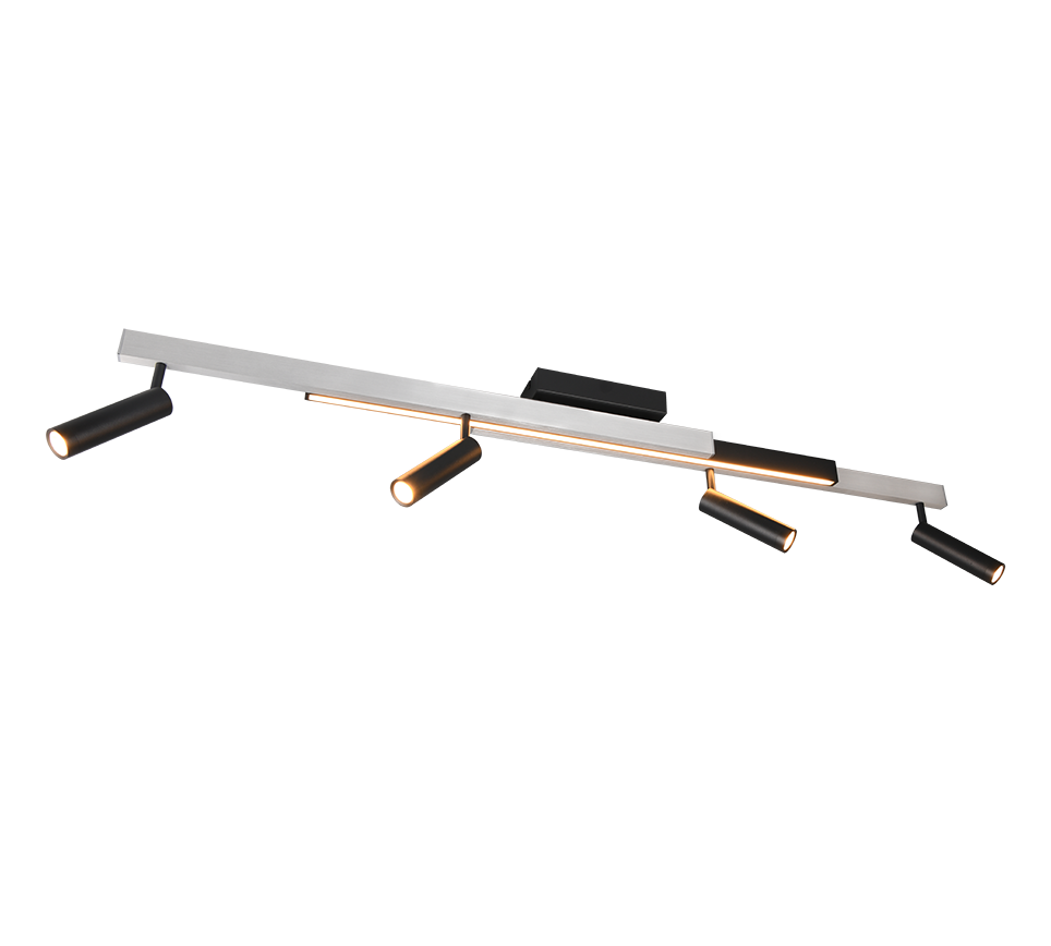 ZENO | Ceiling lamp | Brushed aluminium | Metal