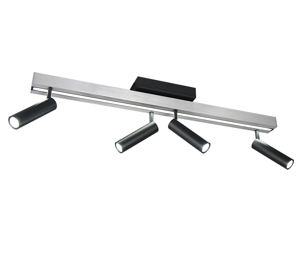 ZENO | Ceiling lamp | Brushed aluminium | Metal
