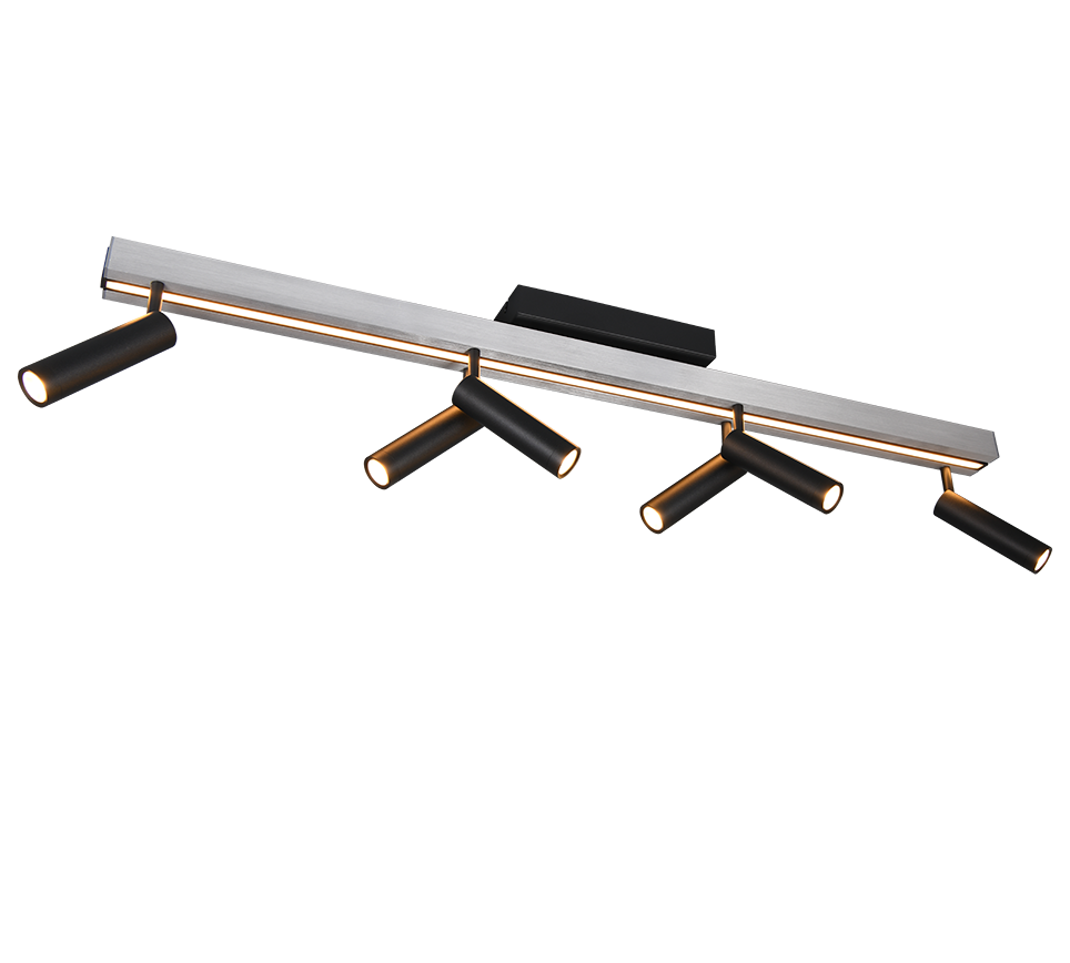 ZENO | Ceiling lamp | Brushed aluminium | Metal