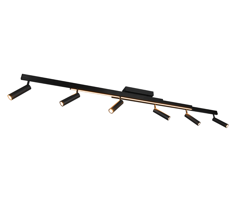ZENO | Ceiling lamp | Black mat | Metal