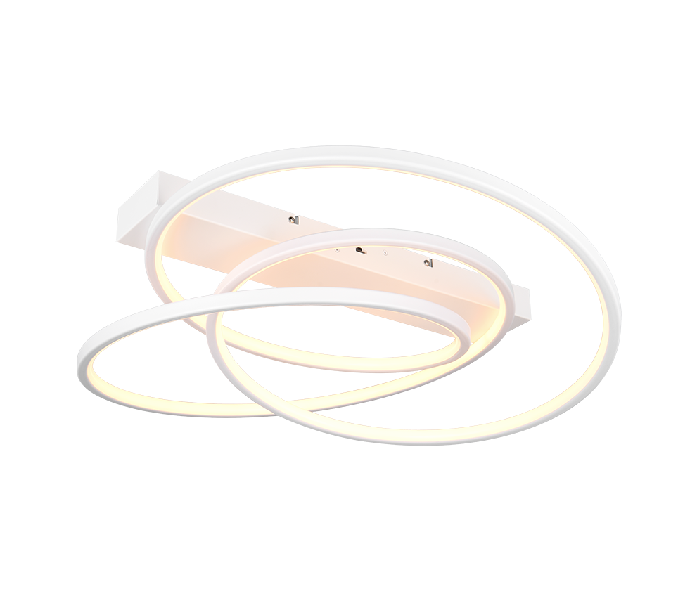 DARVIN | Ceiling lamp | White mat | Metal