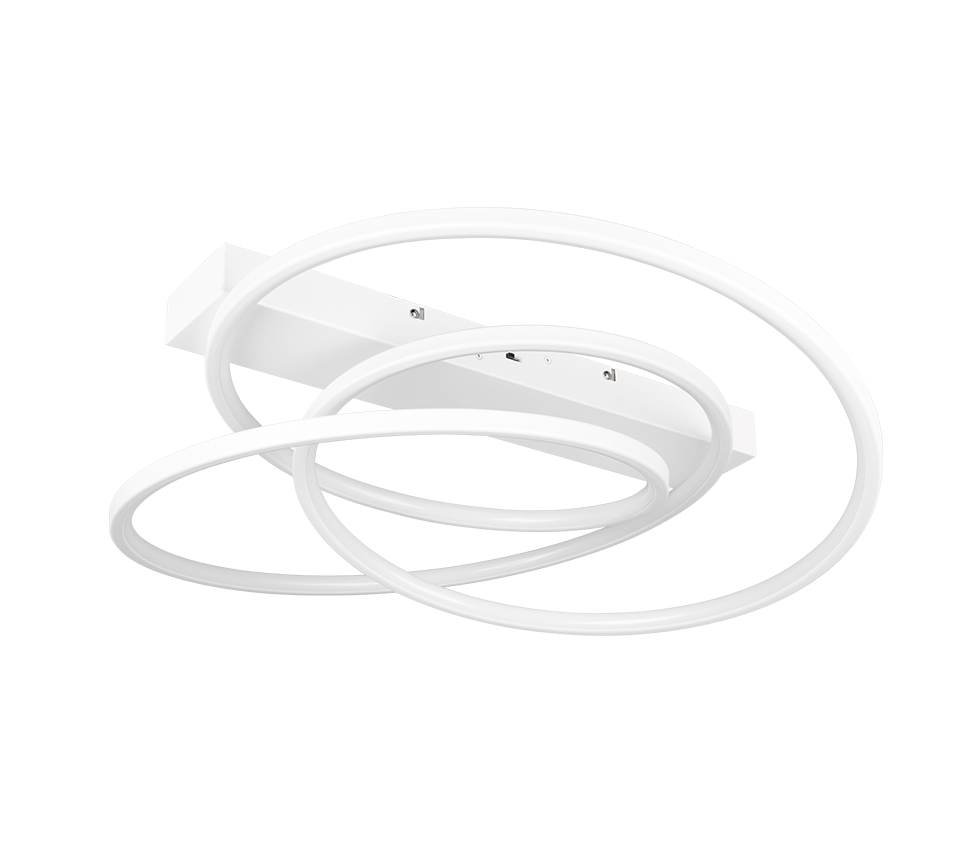 DARVIN | Ceiling lamp | White mat | Metal
