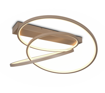 DARVIN | Ceiling lamp | Taupe | Metal