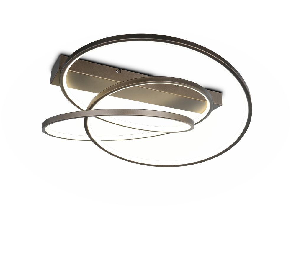 DARVIN | Ceiling lamp | Platinum | Metal