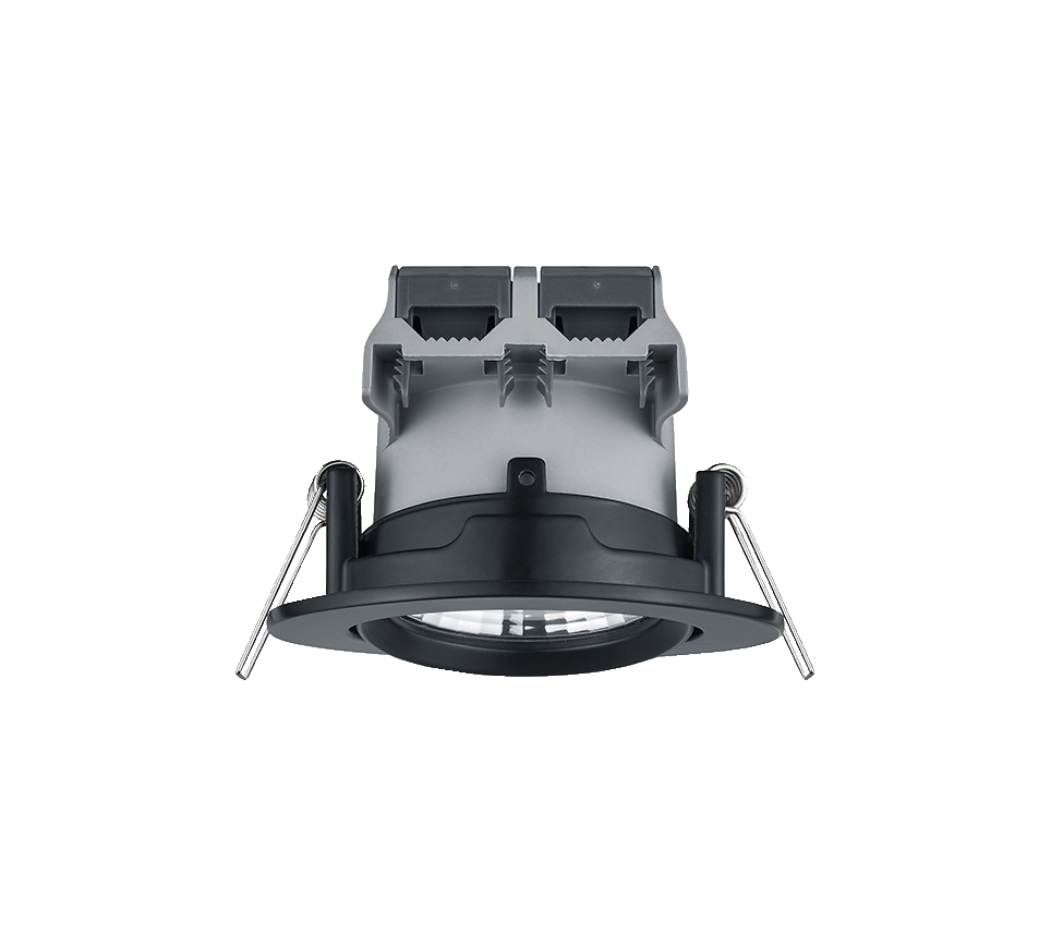 PAMIR | Recessed lighting | Black mat | Metal