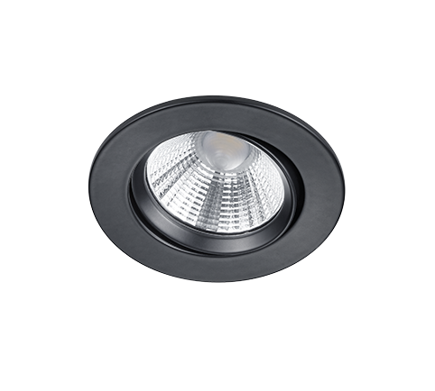 PAMIR | Recessed lighting | Black mat | Metal