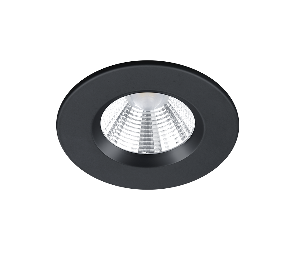 ZAGROS | Recessed lighting | Black mat | Metal