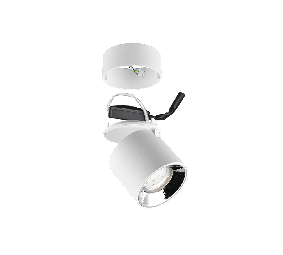 GUAYANA | Ceiling lamp | White mat | Metal
