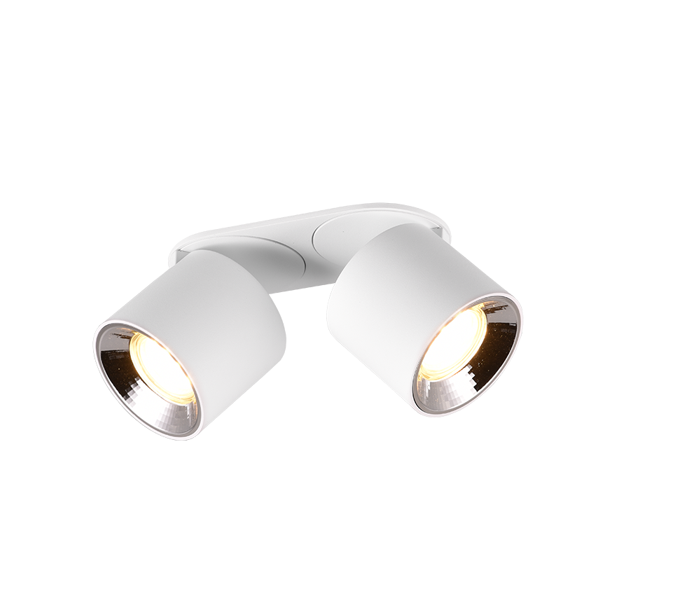 GUAYANA | Ceiling lamp | White mat | Metal