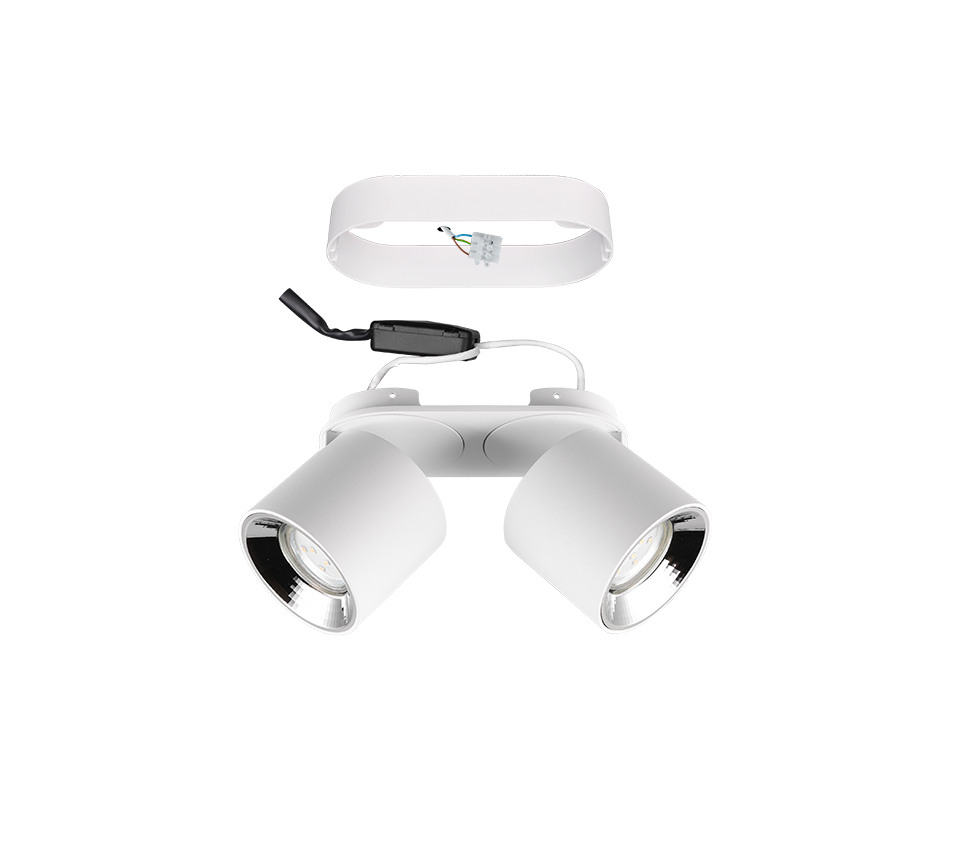 GUAYANA | Ceiling lamp | White mat | Metal