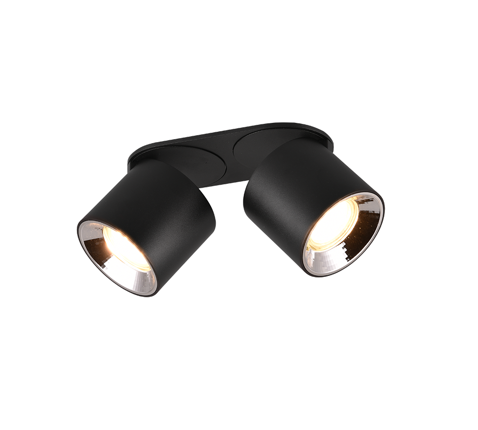 GUAYANA | Ceiling lamp | Black mat | Metal