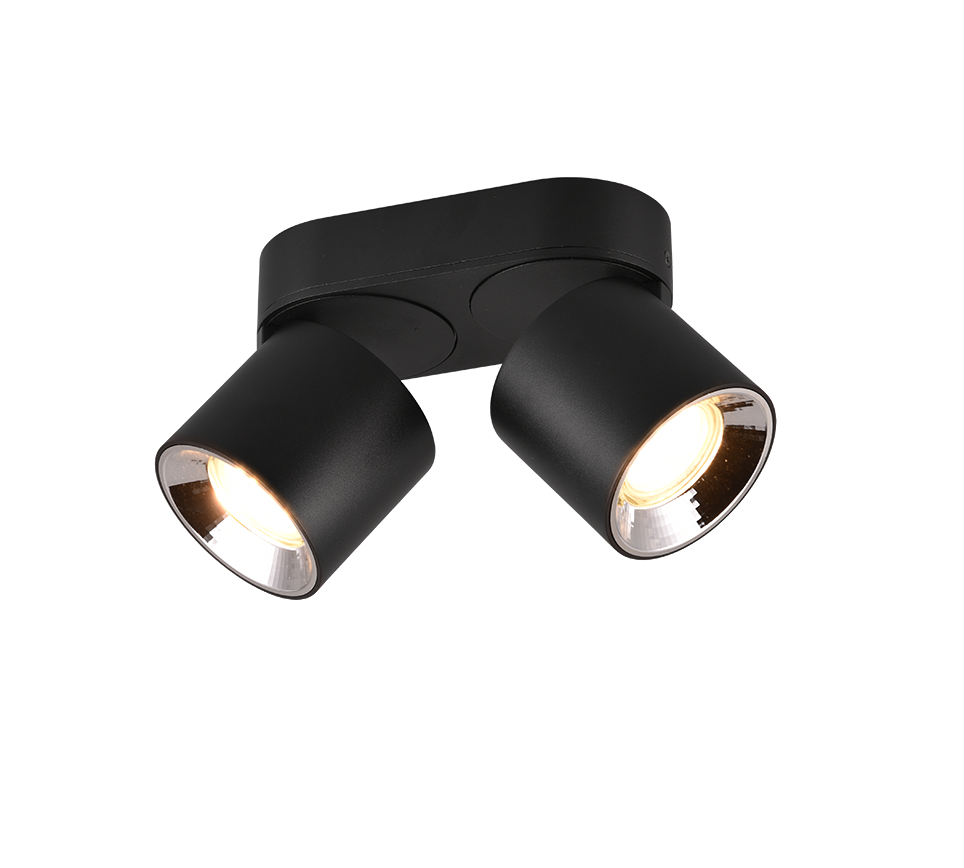 GUAYANA | Ceiling lamp | Black mat | Metal