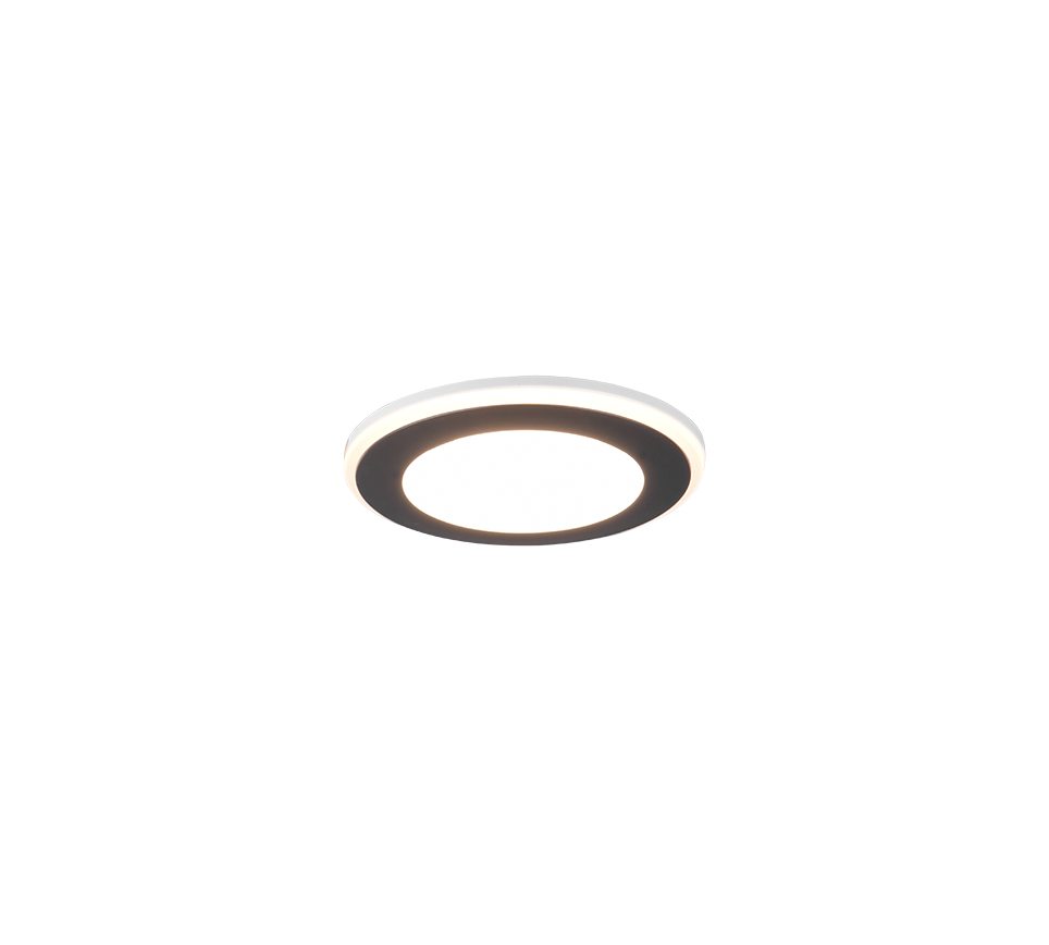 AURA | Recessed lighting | Black mat | Plastic