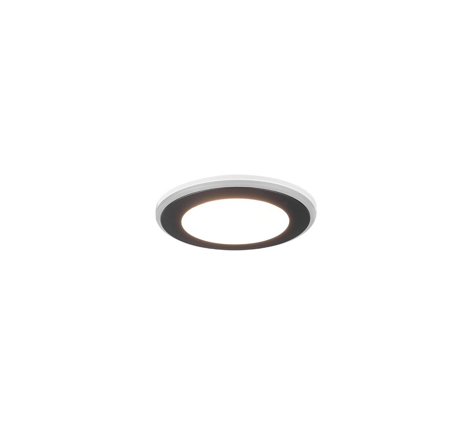 AURA | Recessed lighting | Black mat | Plastic