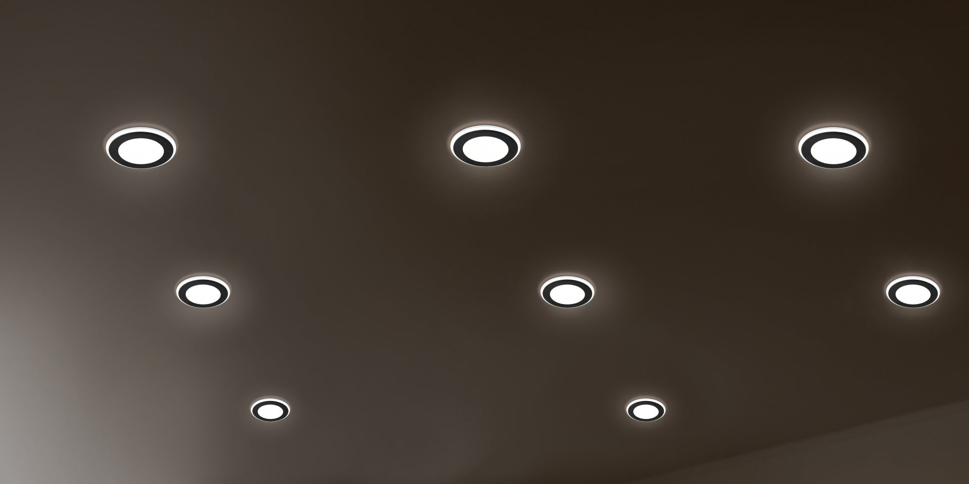 AURA | Recessed lighting | Black mat | Plastic
