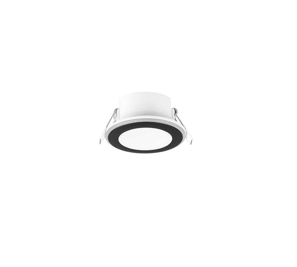 AURA | Recessed lighting | Black mat | Plastic