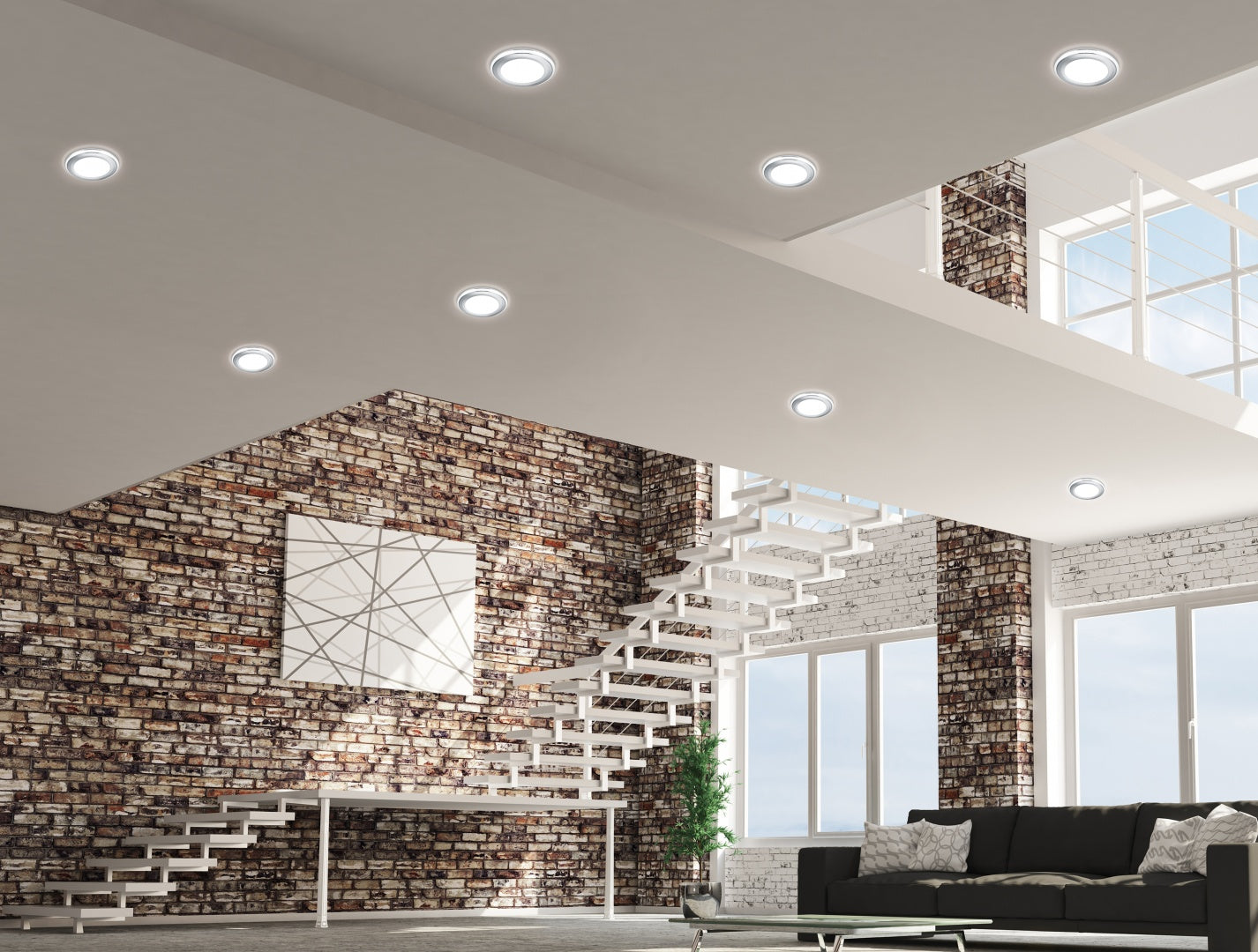 AURA | Recessed lighting | Chrome | Plastic