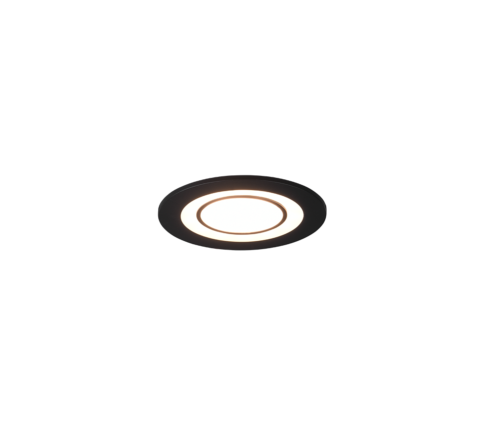 CORE | Recessed lighting | Black mat | Plastic