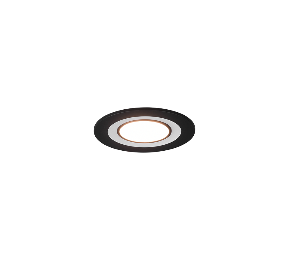 CORE | Recessed lighting | Black mat | Plastic