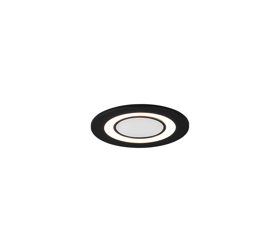 CORE | Recessed lighting | Black mat | Plastic
