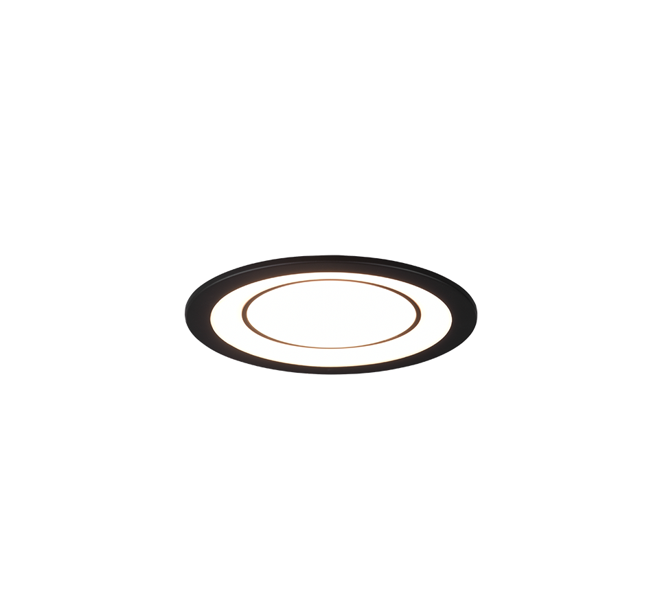 CORE | Recessed lighting | Black mat | Plastic