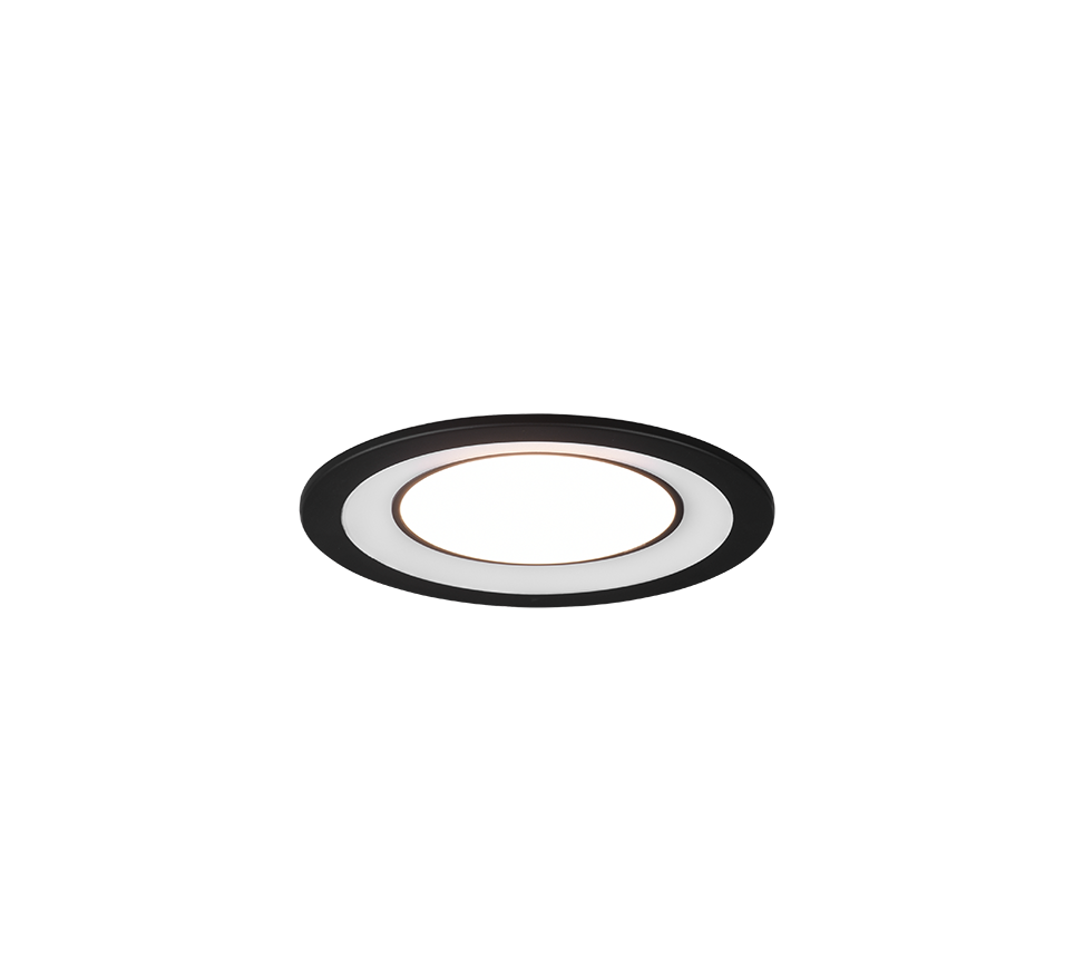 CORE | Recessed lighting | Black mat | Plastic
