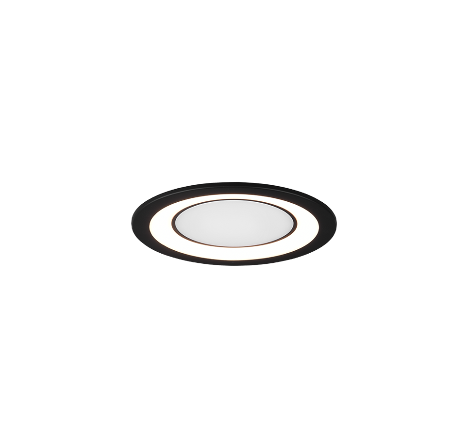CORE | Recessed lighting | Black mat | Plastic