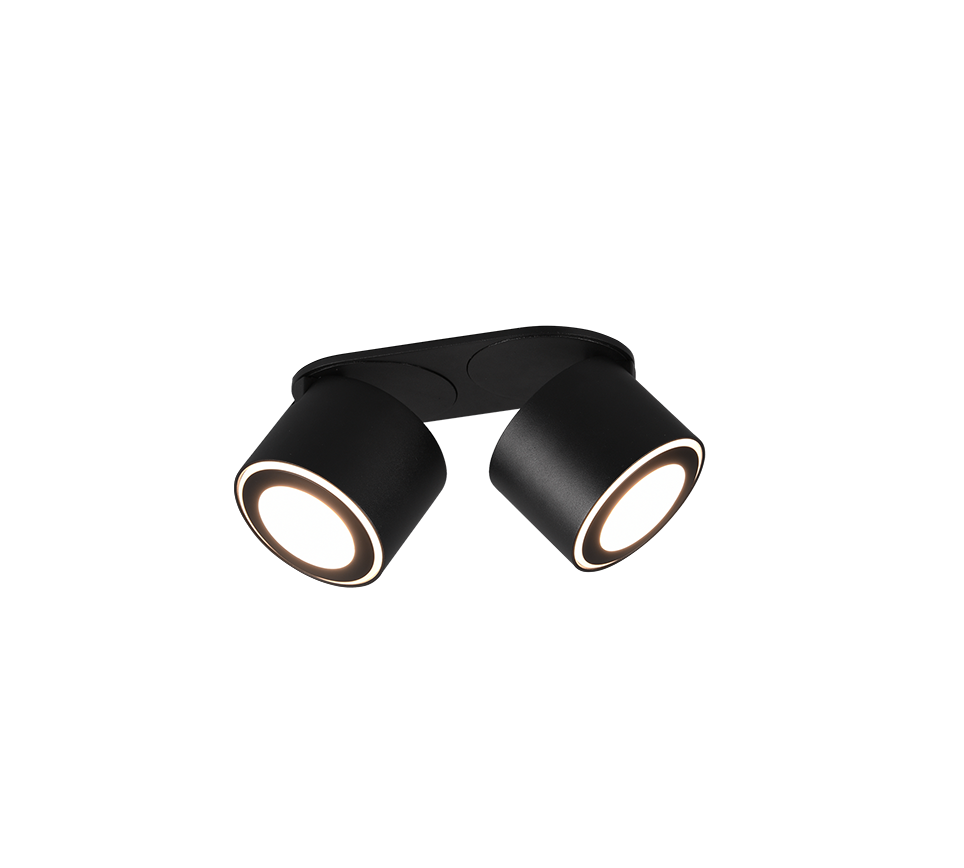 TAURUS | Ceiling lamp | Black mat | Metal