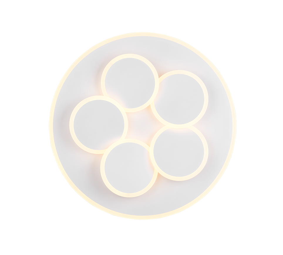 MANDALA | Ceiling lamp | White mat | Metal