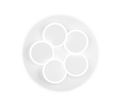 MANDALA | Ceiling lamp | White mat | Metal