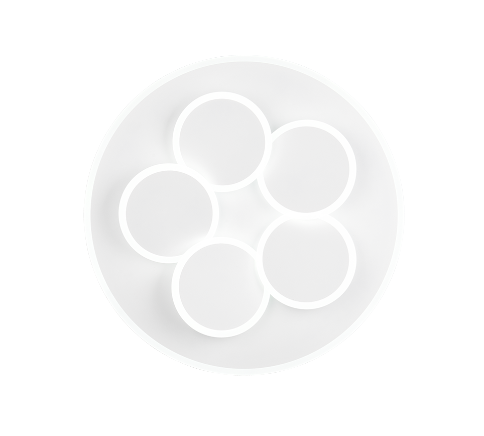 MANDALA | Ceiling lamp | White mat | Metal