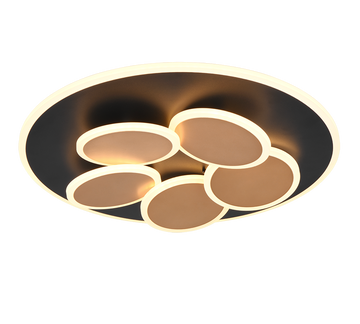 MANDALA | Ceiling lamp | Schwarz-Gold | Metal