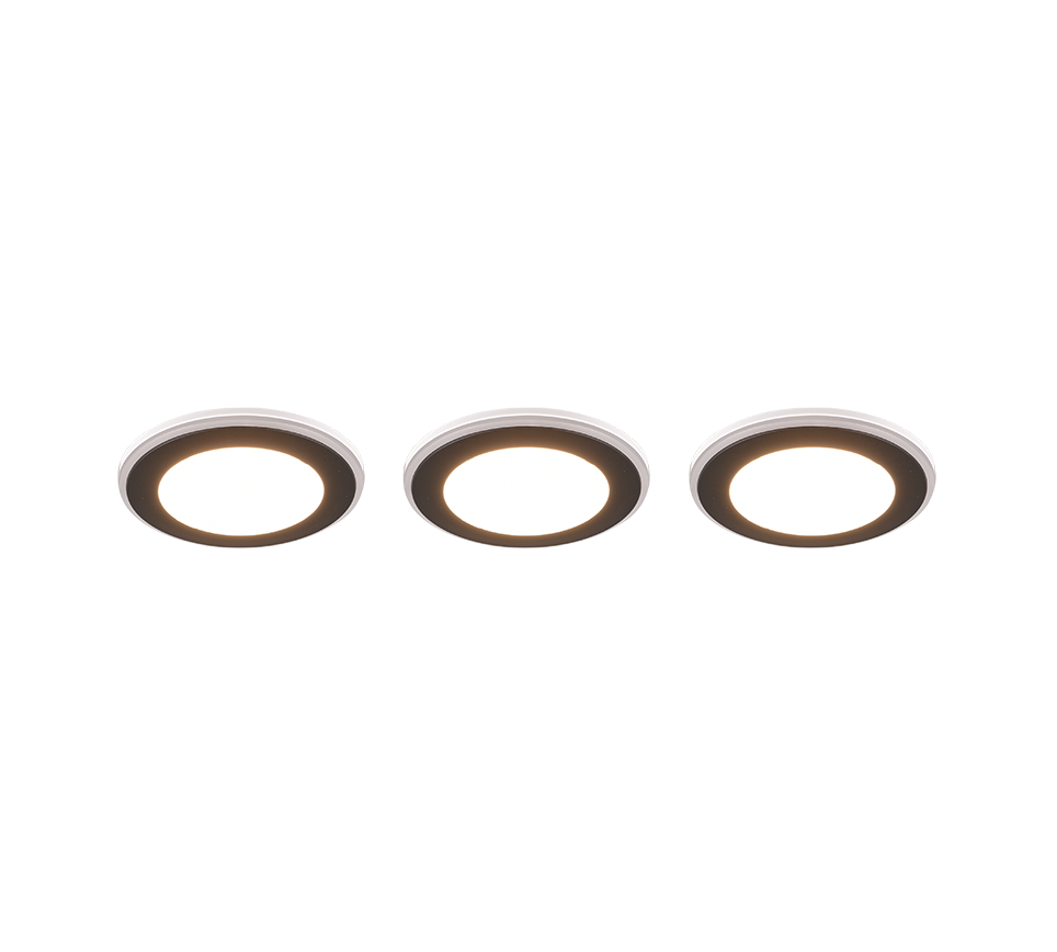 ARGUS | Recessed lighting | Black mat | Plastic