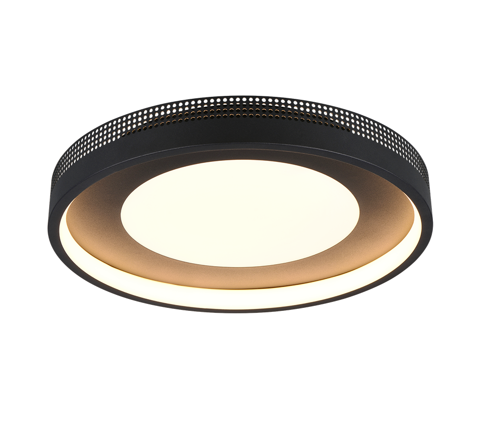 SOLEA | Ceiling lamp | Black mat | Plastic