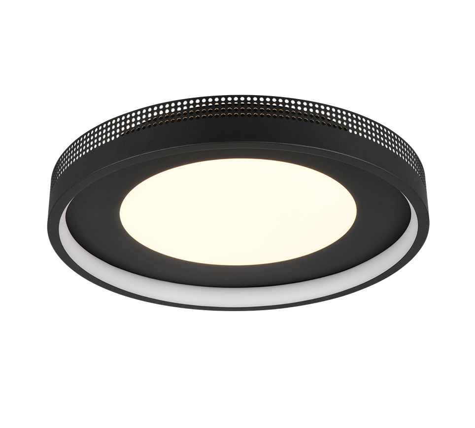 SOLEA | Ceiling lamp | Black mat | Plastic