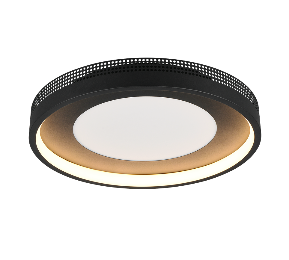 SOLEA | Ceiling lamp | Black mat | Plastic