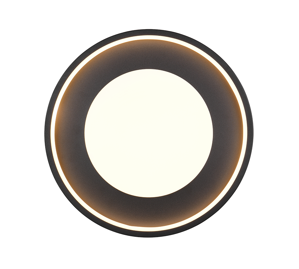 SOLEA | Ceiling lamp | Black mat | Plastic