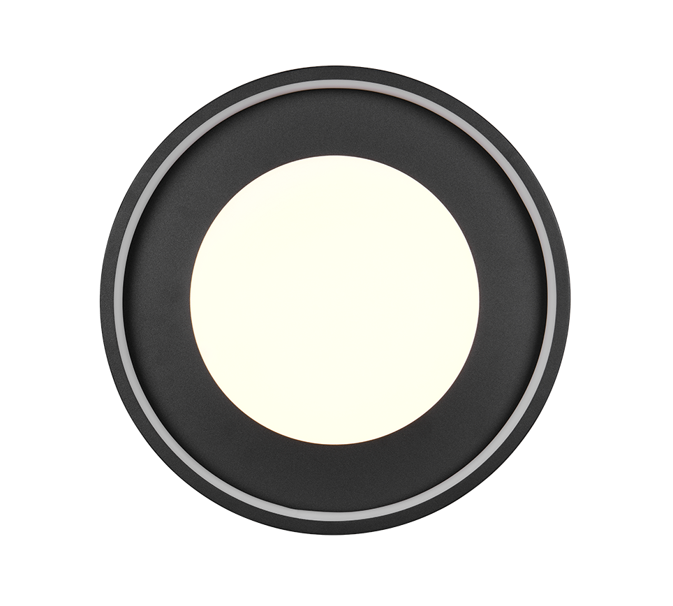 SOLEA | Ceiling lamp | Black mat | Plastic