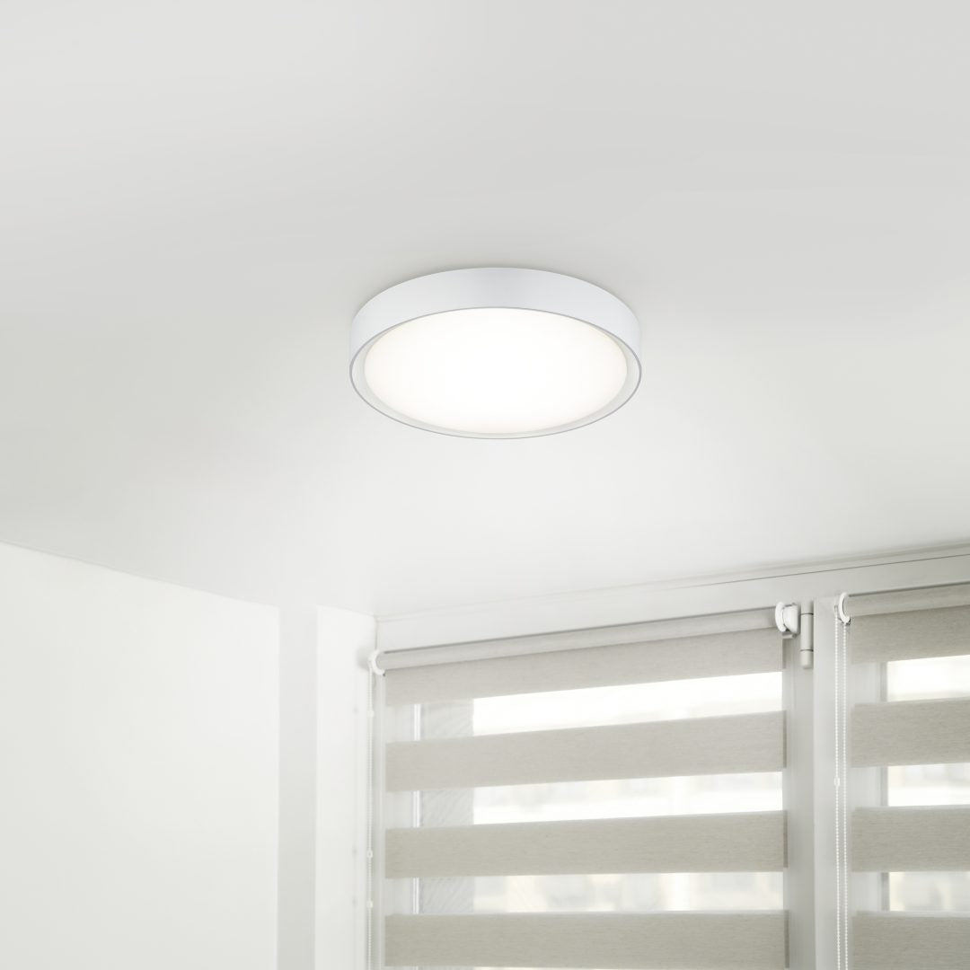 CLARIMO | Ceiling lamp | White | Plastic