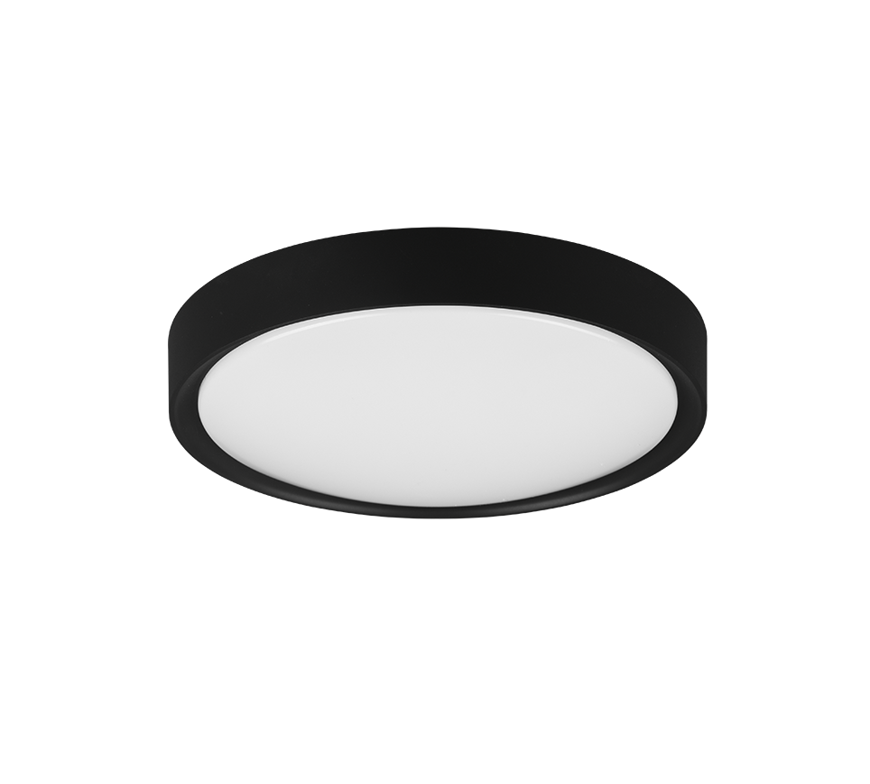 CLARIMO | Ceiling lamp | Black mat | Plastic