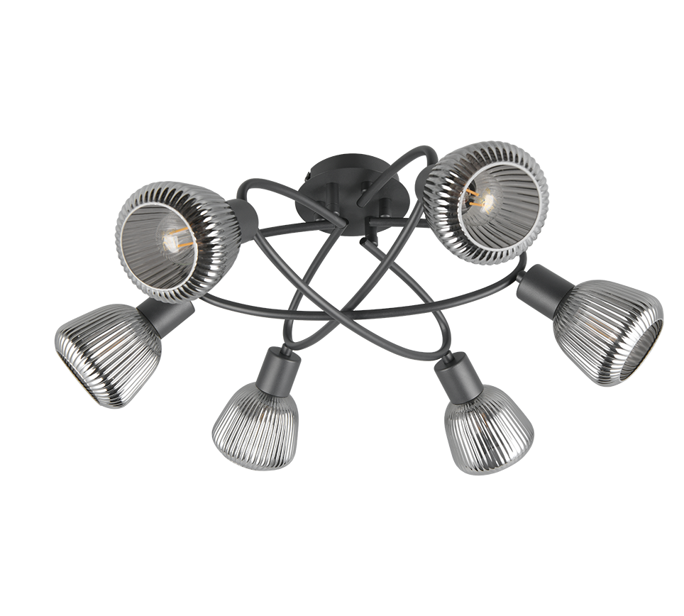 TARIFA | Ceiling lamp | Black mat | Metal