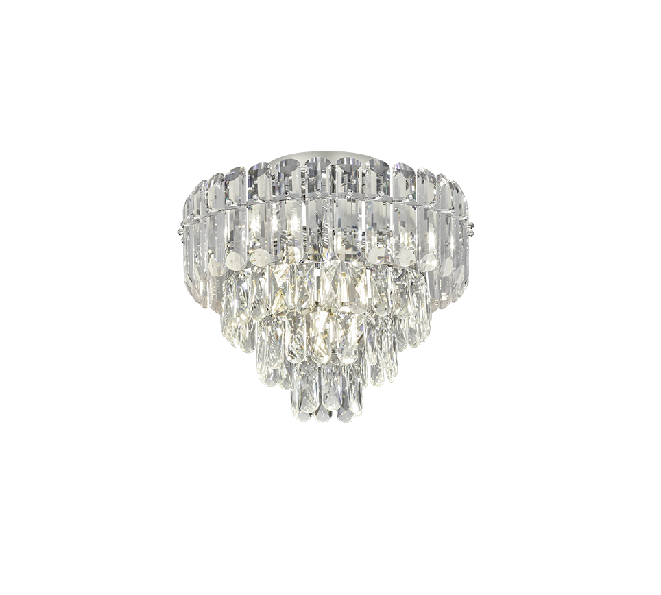 MALIZIA | Ceiling lamp | Chrome | Metal