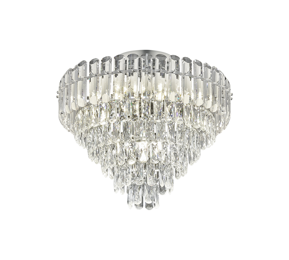 MALIZIA | Ceiling lamp | Chrome | Metal