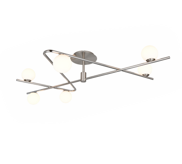 FLAMING | Ceiling lamp | Nickel mat | Metal