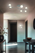 FLAMING | Ceiling lamp | Nickel mat | Metal