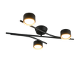 CODA | Ceiling lamp | Schwarz-Gold | Metal