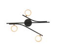 CODA | Ceiling lamp | Schwarz-Gold | Metal