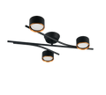 CODA | Ceiling lamp | Schwarz-Gold | Metal