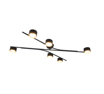CODA | Ceiling lamp | Schwarz-Gold | Metal