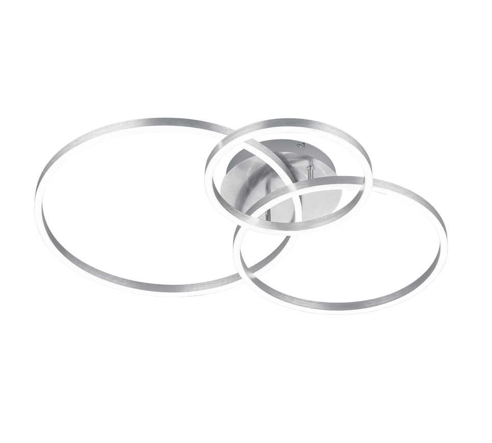 WINONA | Ceiling lamp | Nickel mat | Metal